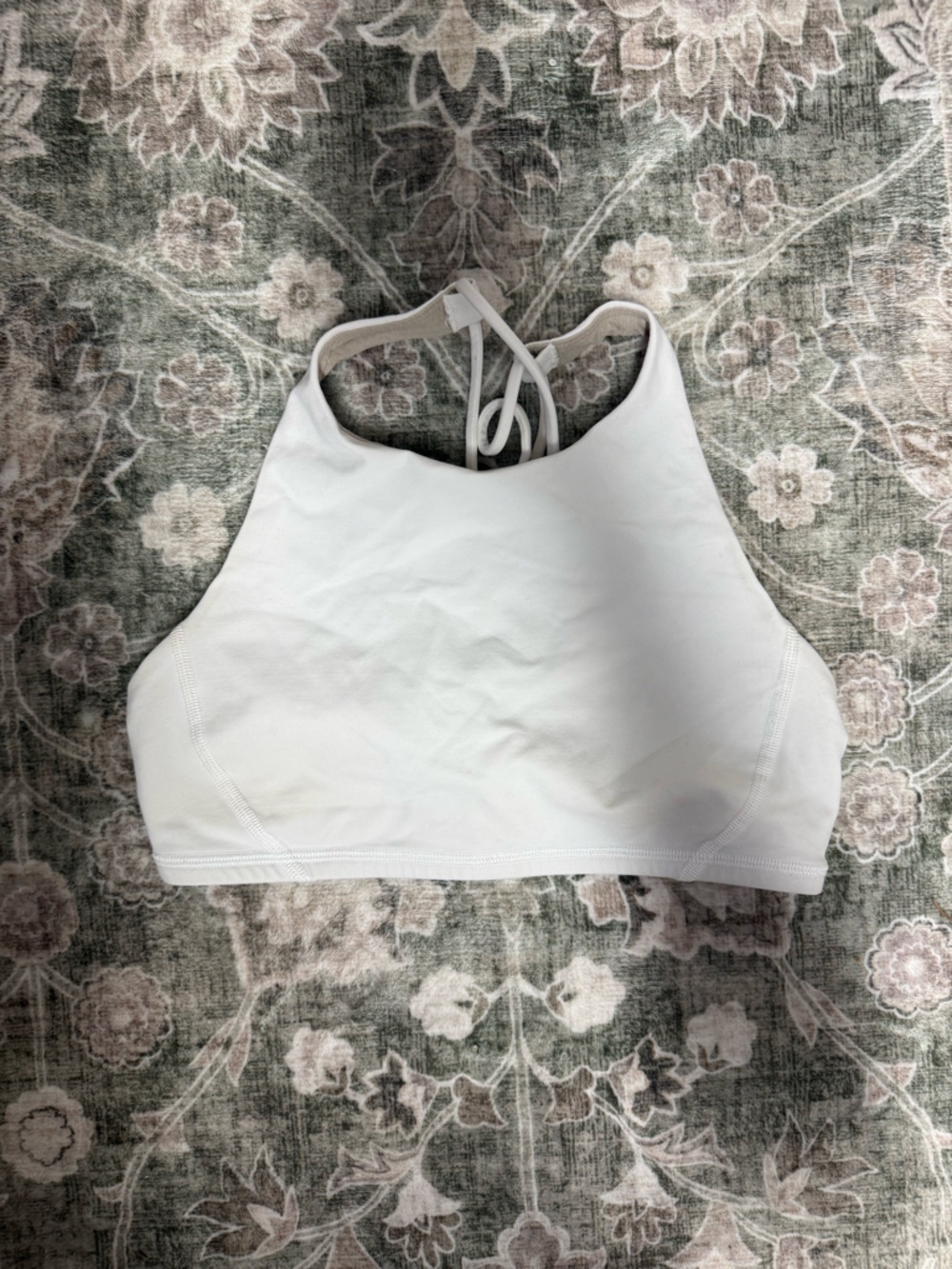 lululemon athletica White High-Neck Sports Bra